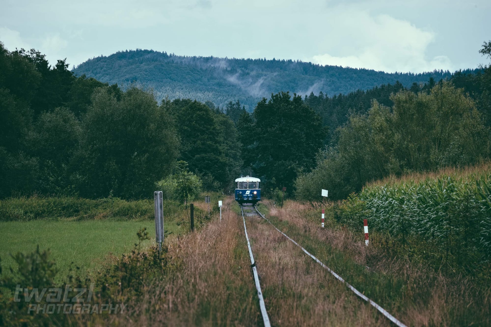 Der ÖGEG Schienenbus auf der Kohlebahn
