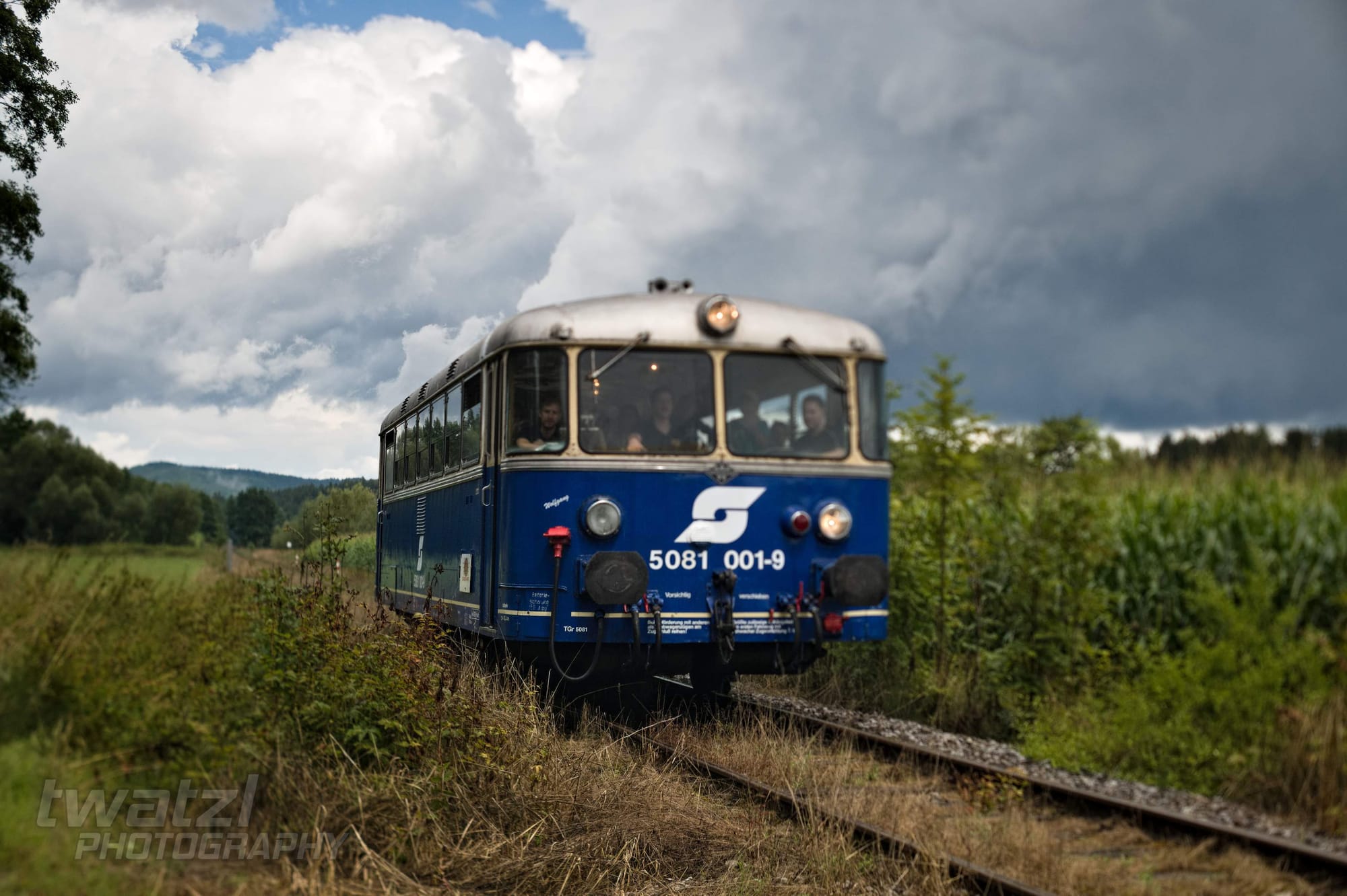 Der ÖGEG Schienenbus auf der Kohlebahn