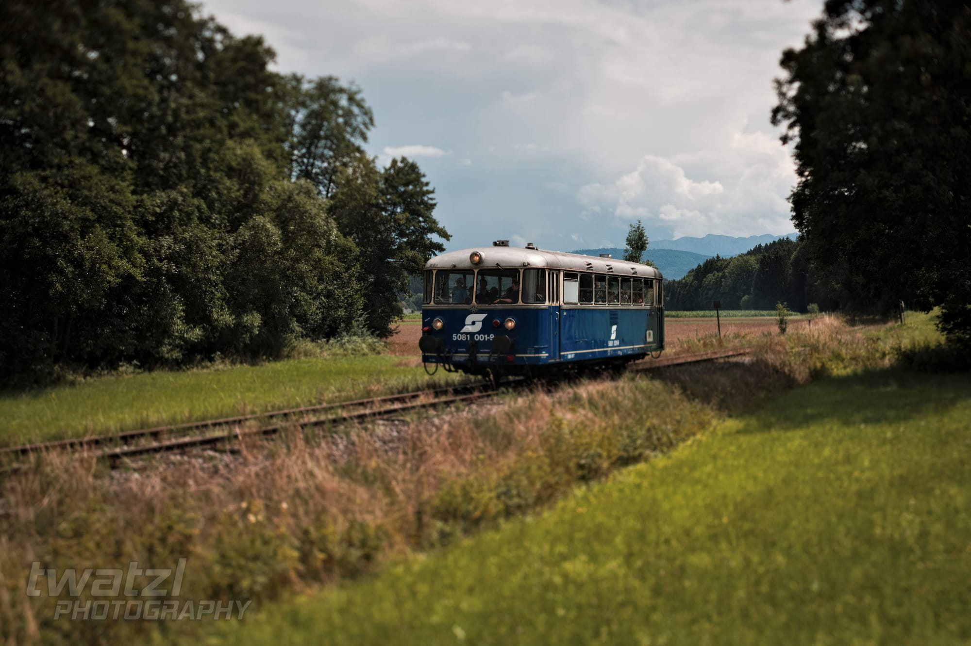 Der ÖGEG Schienenbus auf der Kohlebahn
