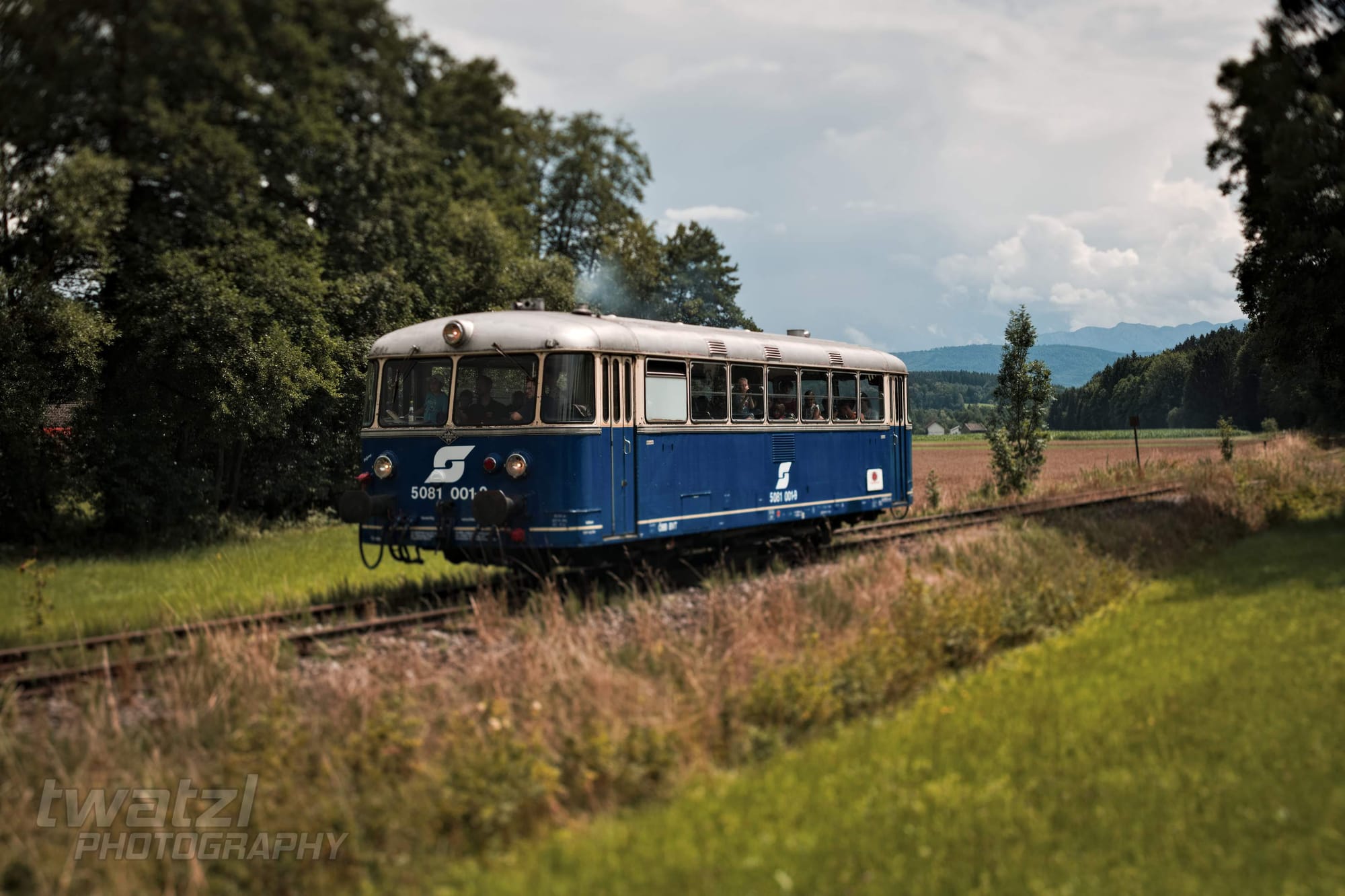 Der ÖGEG Schienenbus auf der Kohlebahn
