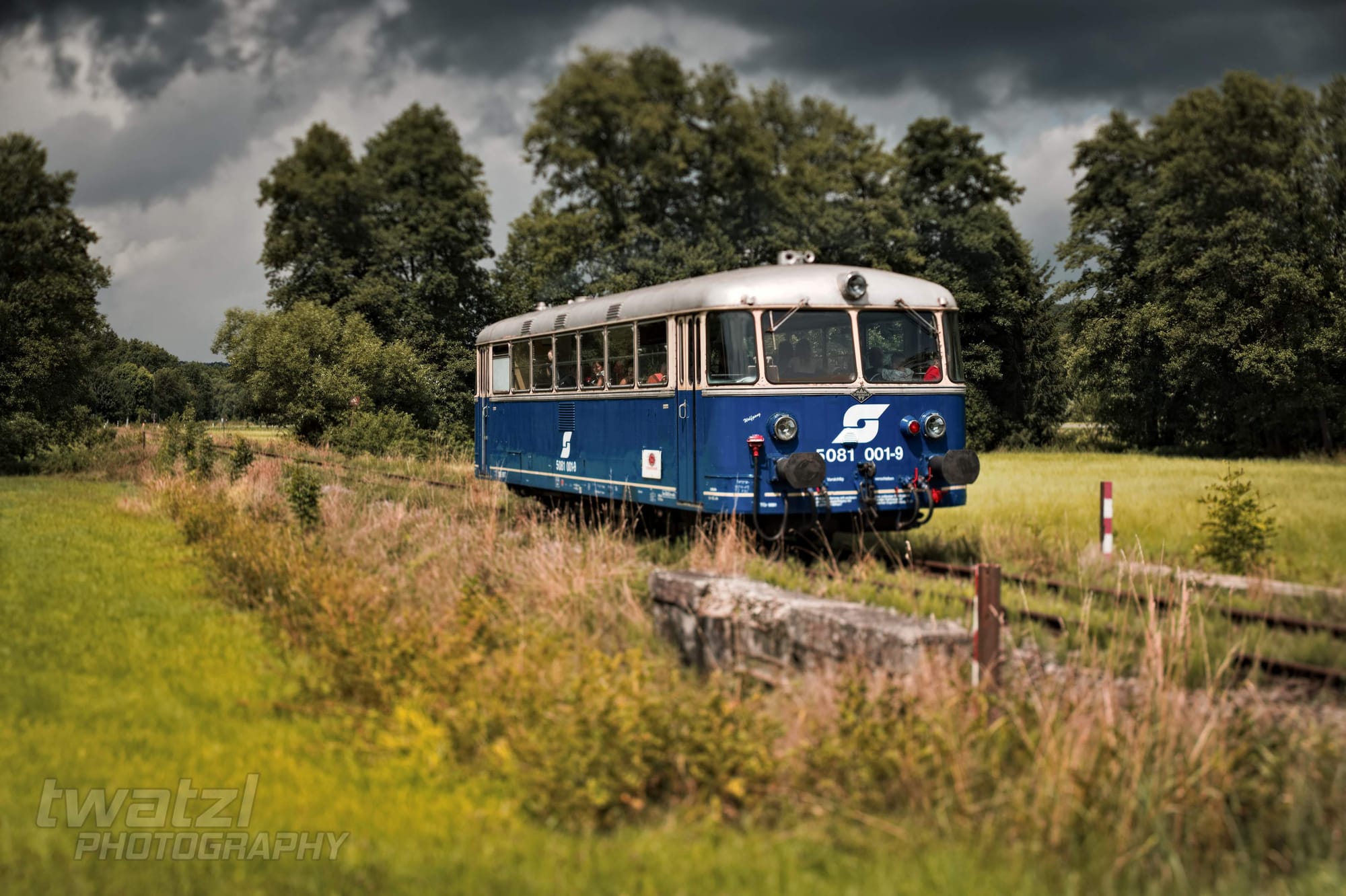 Der ÖGEG Schienenbus auf der Kohlebahn