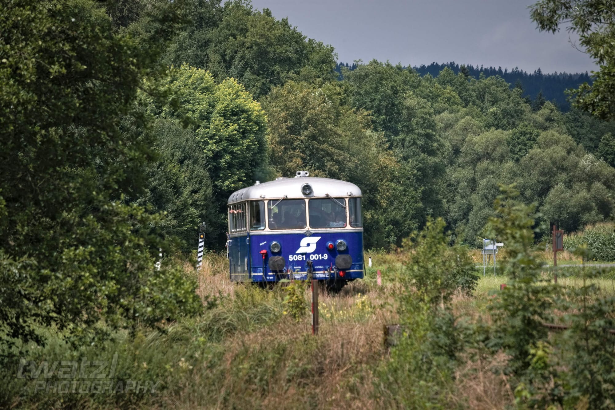 Der ÖGEG Schienenbus auf der Kohlebahn