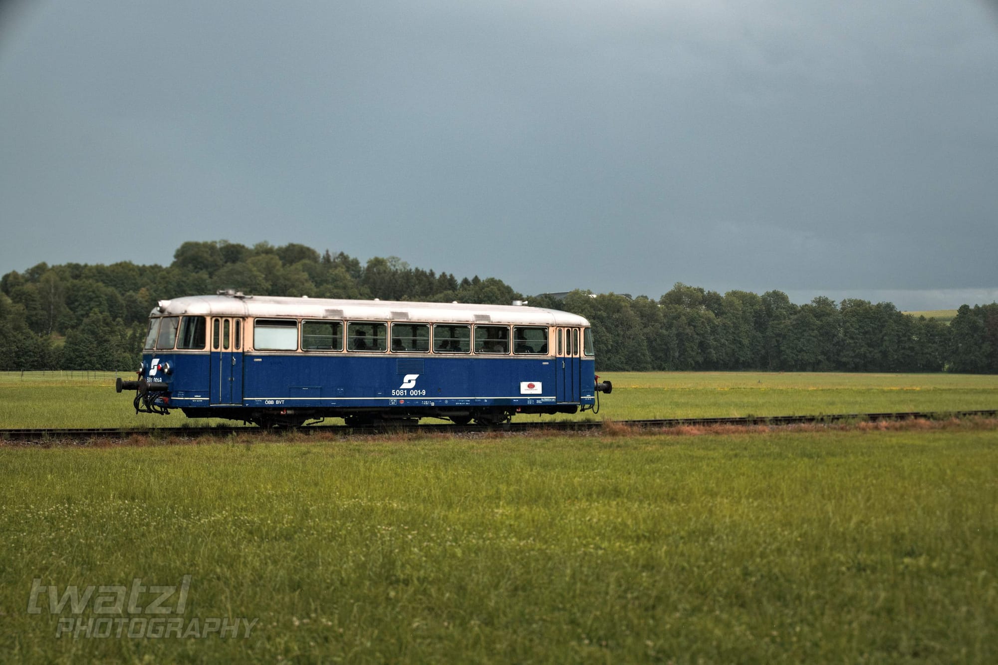 Der ÖGEG Schienenbus auf der Kohlebahn