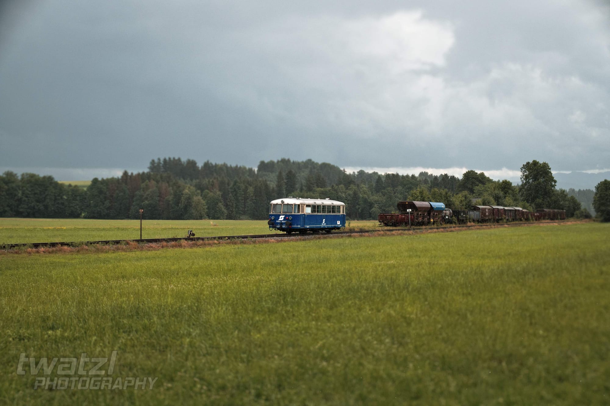 Der ÖGEG Schienenbus auf der Kohlebahn