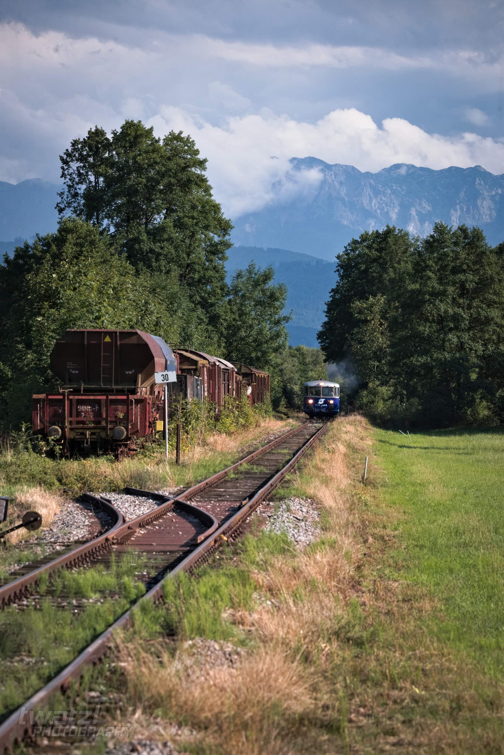 Der ÖGEG Schienenbus auf der Kohlebahn