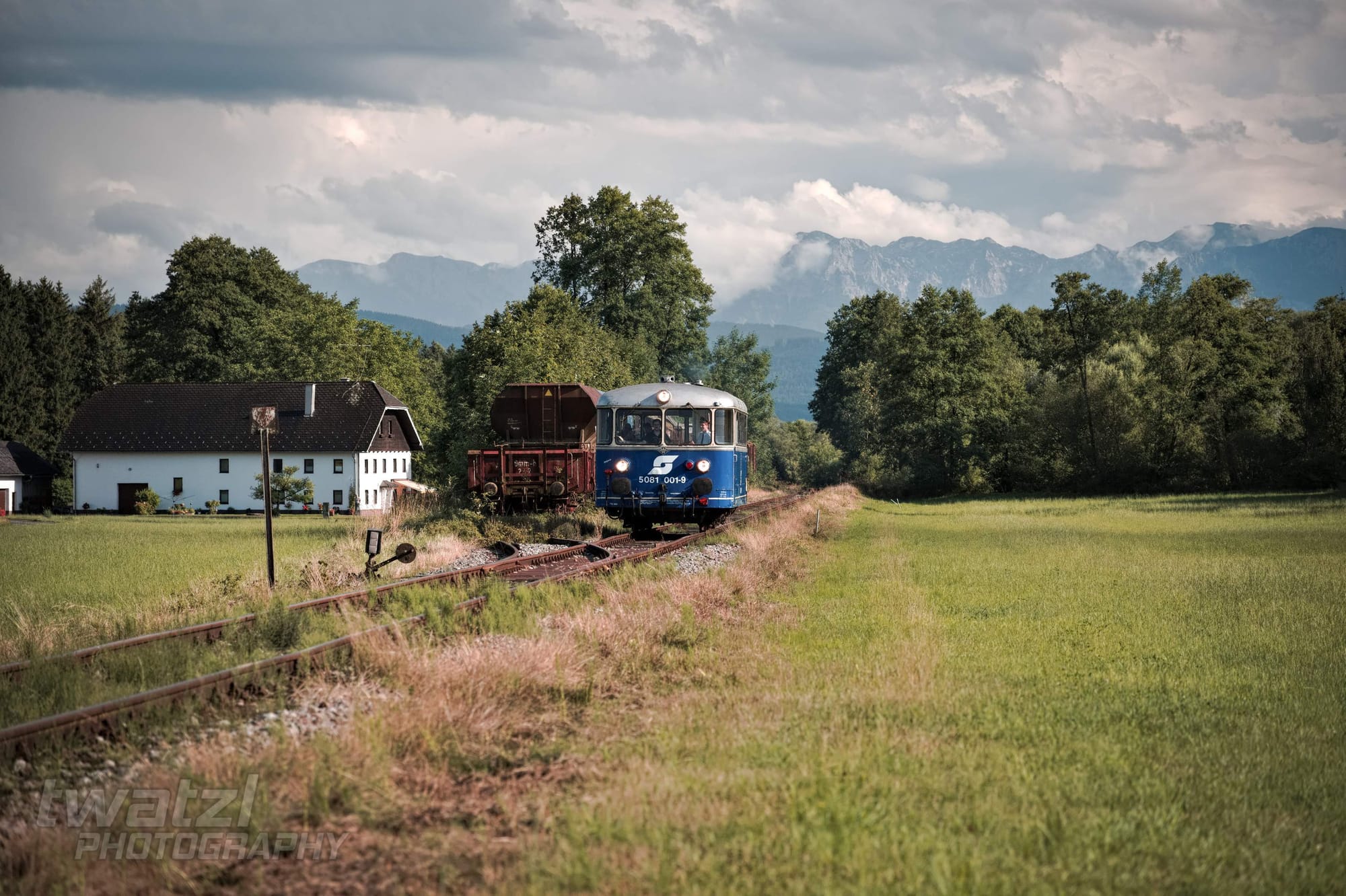 Der ÖGEG Schienenbus auf der Kohlebahn