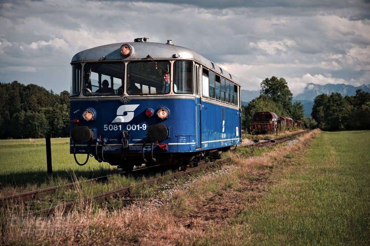 Der ÖGEG Schienenbus auf der Kohlebahn