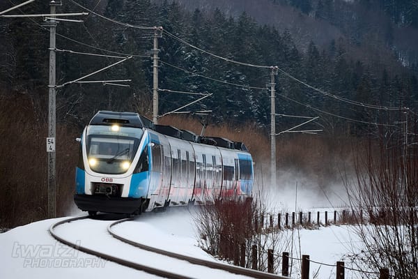 Winter auf der Salzkammergutbahn